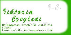 viktoria czegledi business card